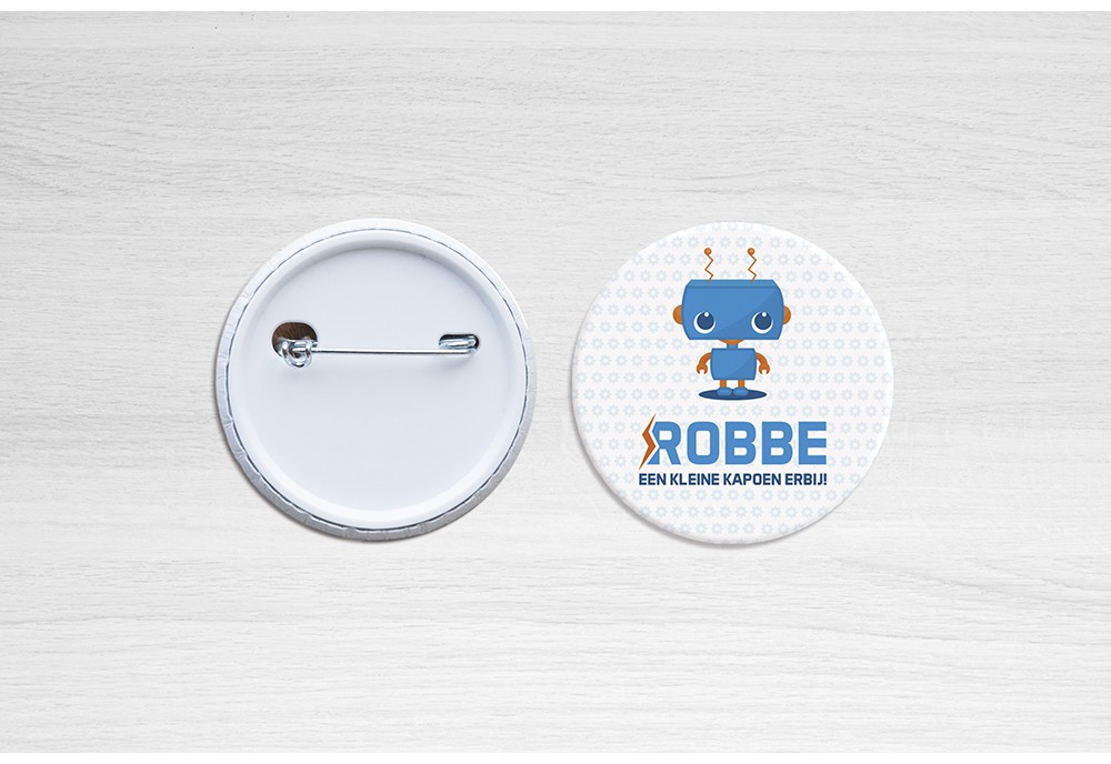 Schattig blauw robotje Schattig blauw robotje
